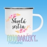 Smaltovaný hrnček "Skvelá sestra"