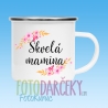 Smaltovaný hrnček "Skvelá mamina"