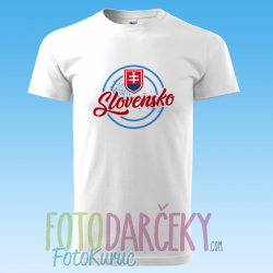 Pánske tričko "Zo srdca fandím slovensku"