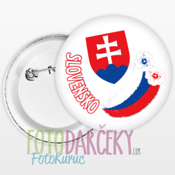 Odznak 58mm "Slovensko"
