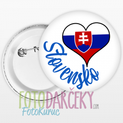 Odznak 58mm "Slovensko"