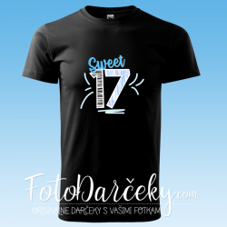 Pánske/uni tričko „Sweet 17“