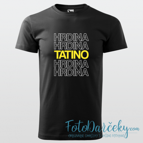 Pánske tričko "Tatino Hrdina"