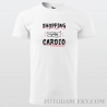Pánske tričko „Shopping is my cardio“