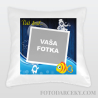 Saténový vankúš s Vašou fotkou v dizajne