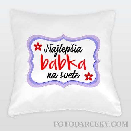 Vankúš "Najlepšia babka"