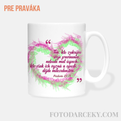 Hrnček "Ten, kto zakrýva svoje previnenia..."