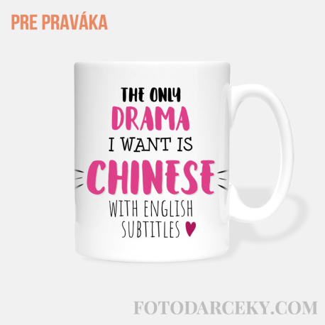 Hrnček „I love korean dramas“