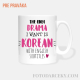 Hrnček „The only drama I want is korean with english subtitles“