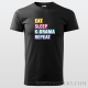 Pánske tričko "Eat, sleep, k-drama, repeat"
