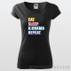Dámske tričko "Eat, sleep, k-drama, repeat"