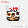 Hrnček „Pozor, topím sa"