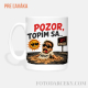 Hrnček „Pozor, topím sa"