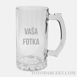 Pivný krígeľ číre sklo 400ml