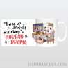Hrnček „I was up all night watching korean drama“